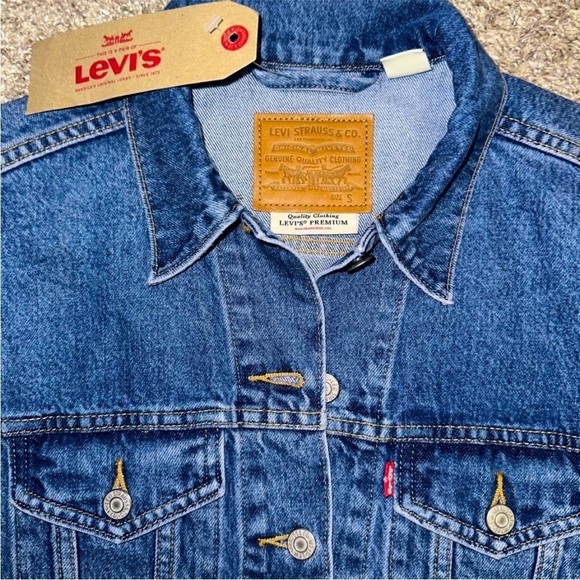 LEVIS DENIM JACKET S NWT - Picture 8 of 8
